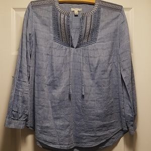 JCREW boho style top